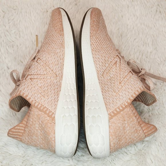 New Balance Fresh Foam CRUZ Sockfit Flyknit Pink Women's Running Shoes Sz 9.5 - Picture 6 of 11